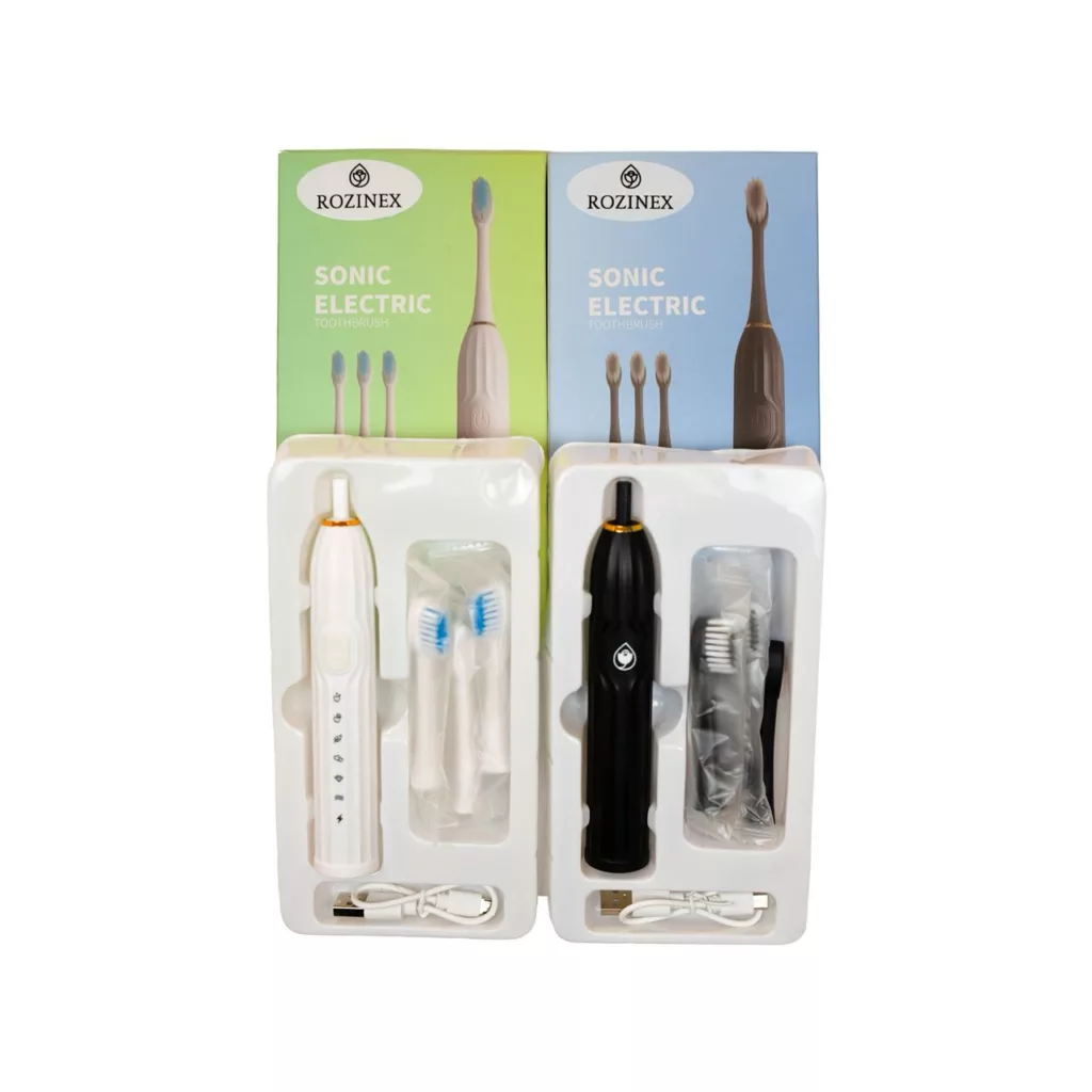 مسواک برقی مدل ROZINEX به همراه 4 سری یدک