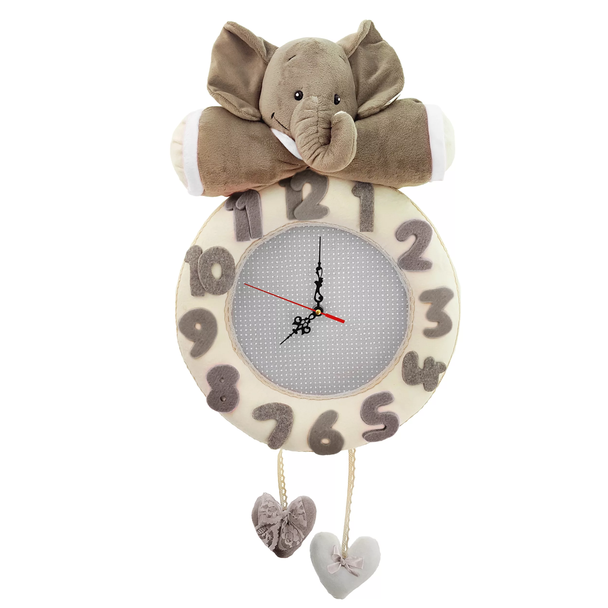 ساعت دیواری نی نی سیس مدل فیل