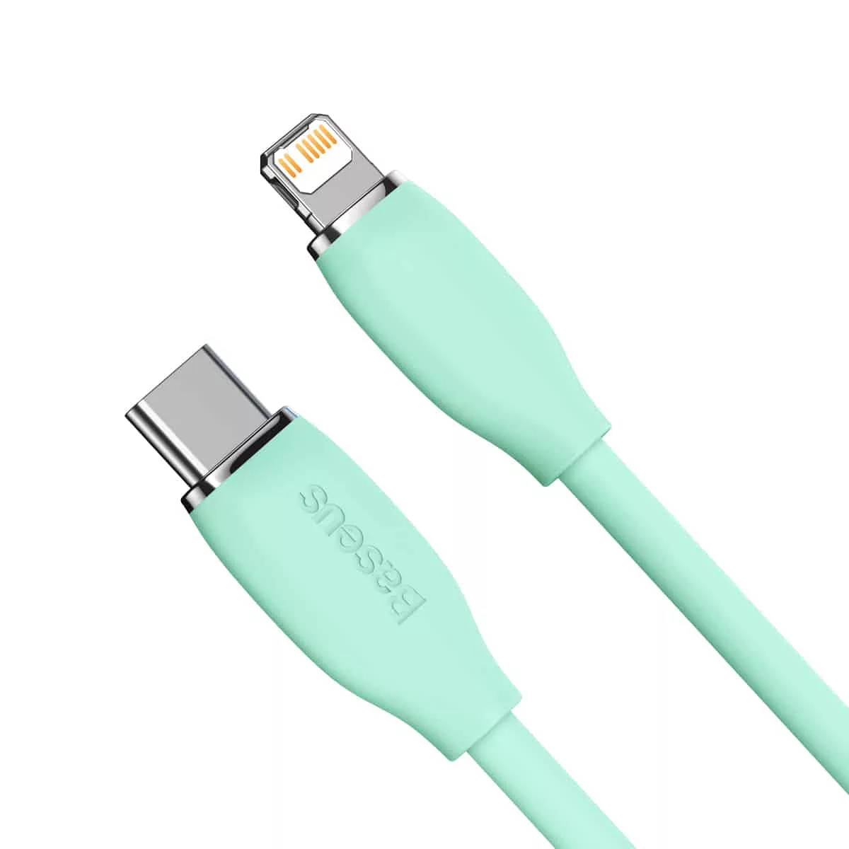 کابل تبدیل لایتنینگ به USB-C باسئوس مدل Jelly Liquid Silica Gel طول 1.2 متر