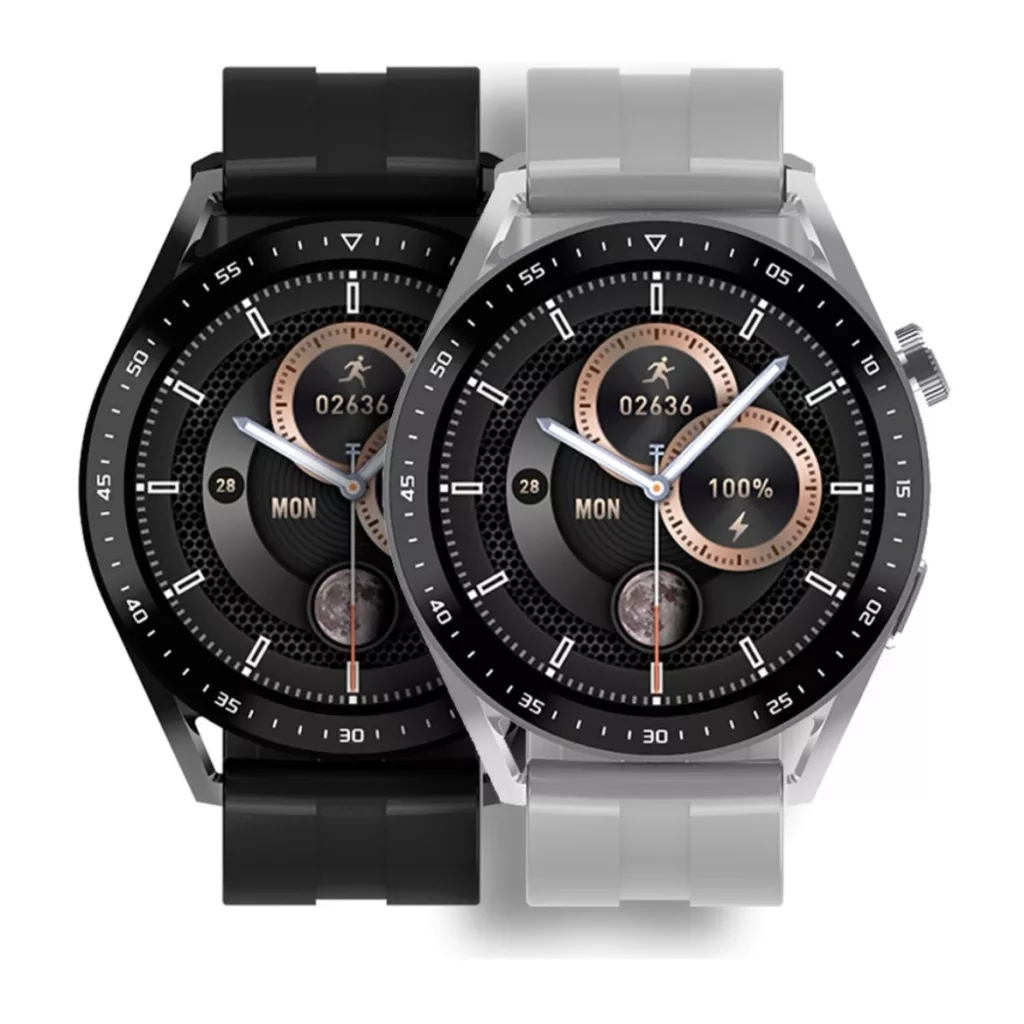 ساعت هوشمند ارو مدل705 ،مناسب برای ورزش،روزمره،رسمی،دارای قابلیت های صفحه نمایش رنگی و لمسی، کنترل موسیقی،کنترل سطح اکسیژن خون، قابلیت مکالمه از طریق بلوتوث،بند سیلیکون، فرم صفحه گرد