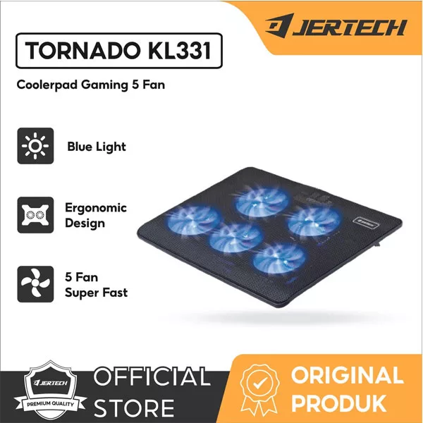 پایه خنک کننده لپ تاپ جرتک مدل TORNADO KL331