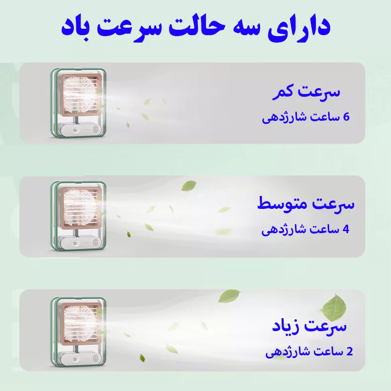 پنکه رومیزی مدل مه پاش
