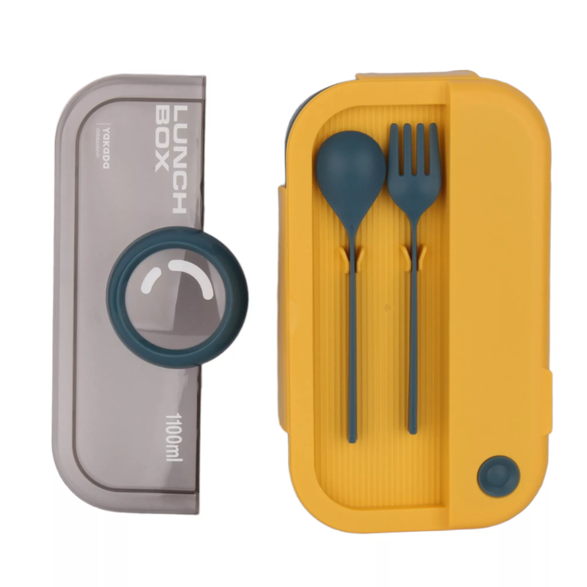 ظرف سفری مدل 1100 طرح دوربین به همراه قاشق و چنگال