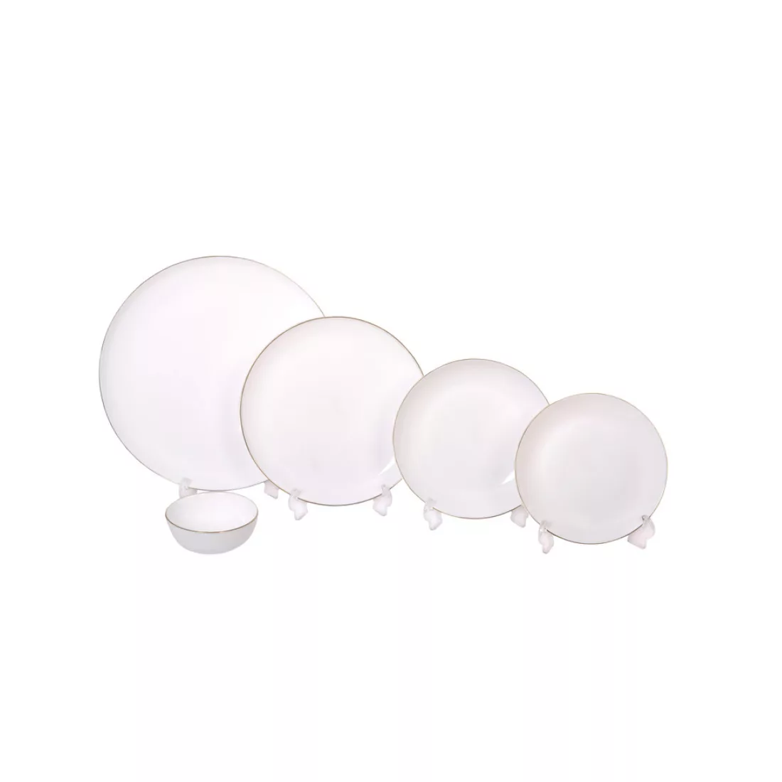 سرویس غذا خوری 26 پارچه گلدن اوپال مدل لب طلا