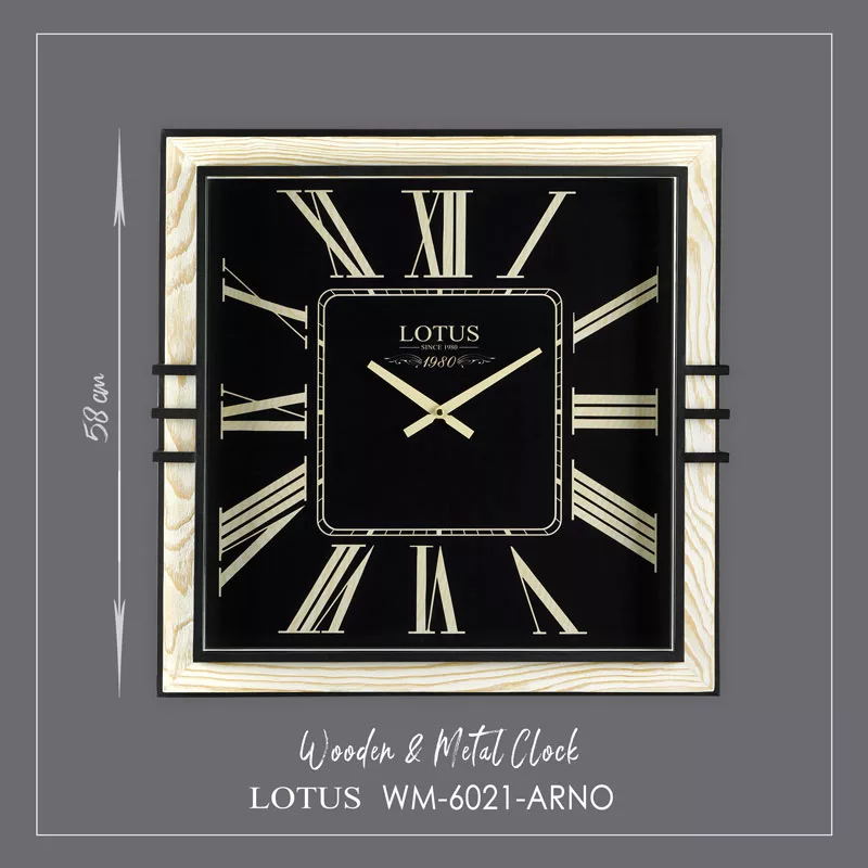 ساعت دیواری کوارتز لوتوس مدل 6021