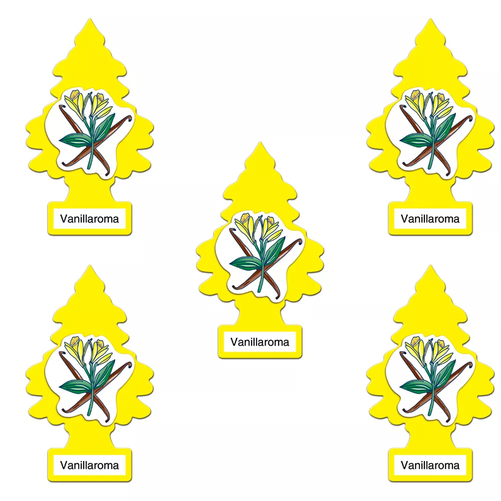 خوشبوکننده خودرو لیتل تریس مدل Vanillaroma بسته 5 عددی