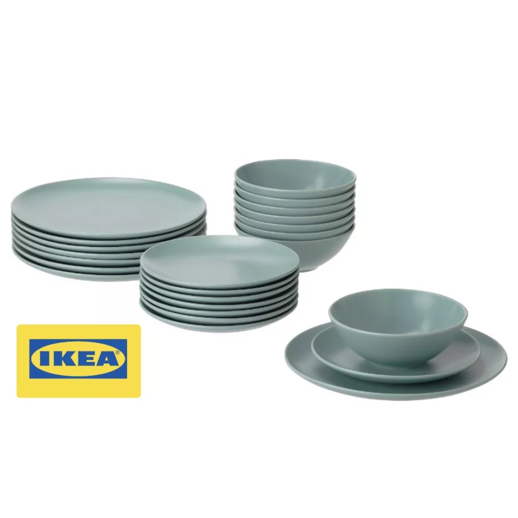 سرویس غداخوری 24 پارچه ایکیا مدل FARGKLAR