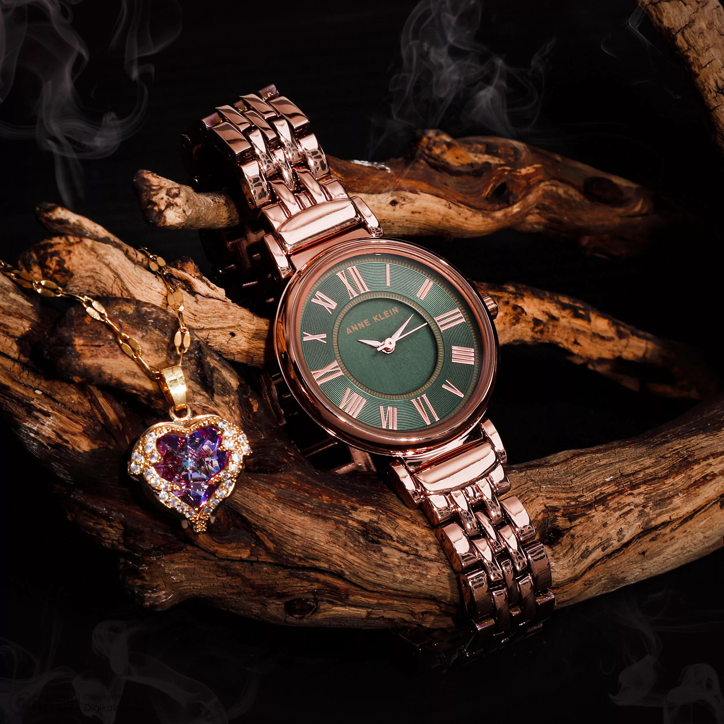 ساعت مچی عقربه ای زنانه آنه کلین مدل  AK/2158-Senator Edition به همراه گردنبند