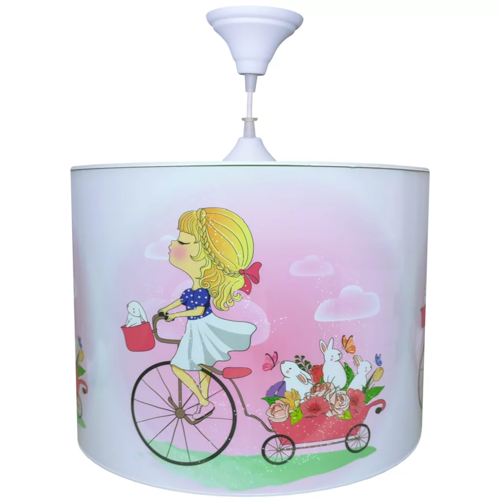 لوستر کودک مدل دختر و خرگوش