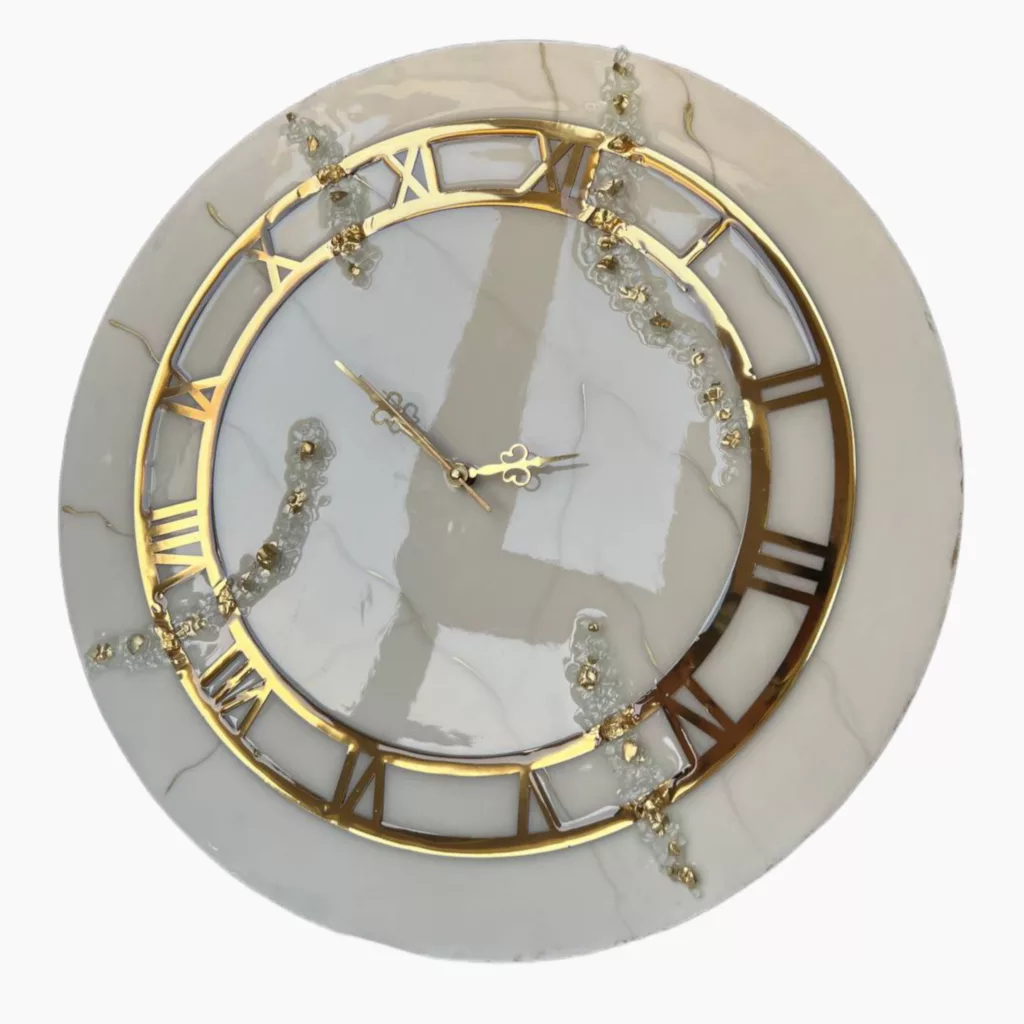 ساعت دیواری مدل مرمر
