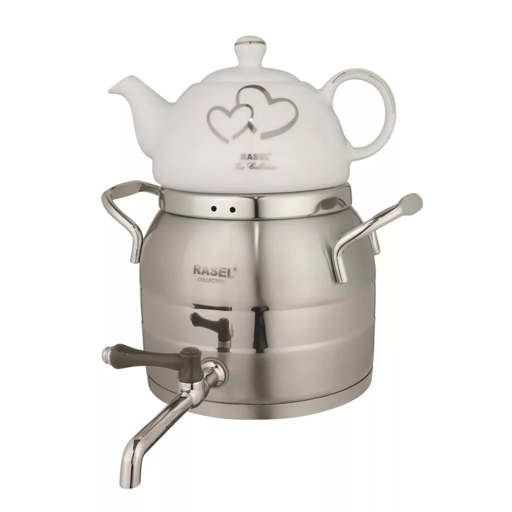 ست کتری و قوری راسل کد TR-117 گنجایش 3 لیتر گنجایش قوری 0.8 لیتر