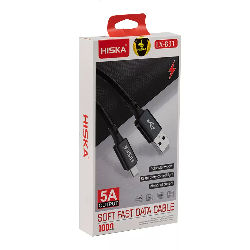 کابل تبدیل USB به MicroUSB هیسکا مدل LX-831 طول 1 متر