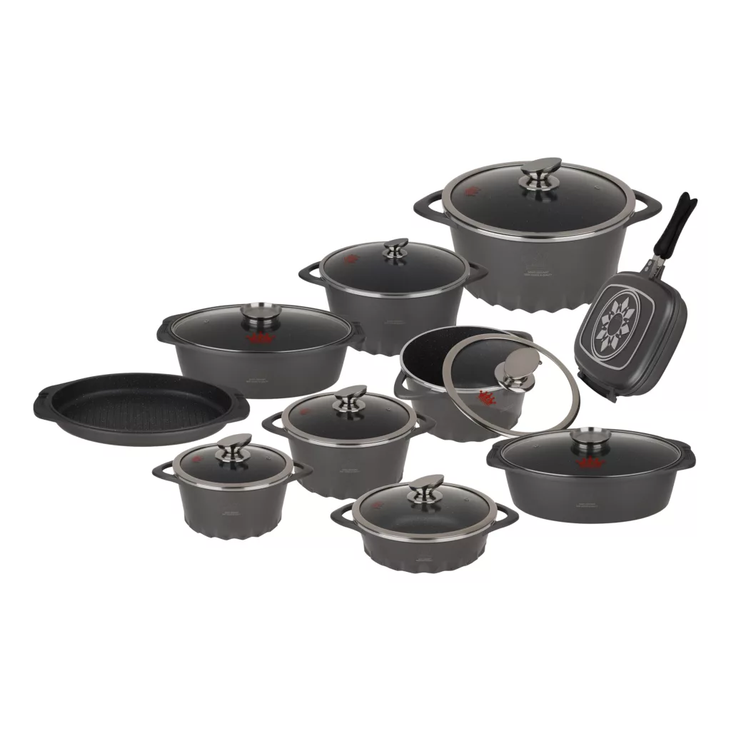 سرویس پخت و پز 19 پارچه اس جی مدل NANO GRANIT