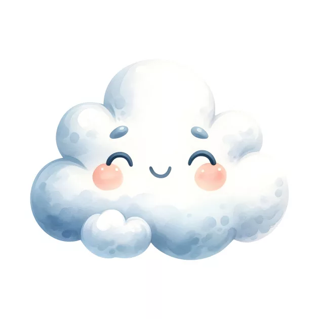 چراغ خواب اتاق کودک مدل ابر LU069