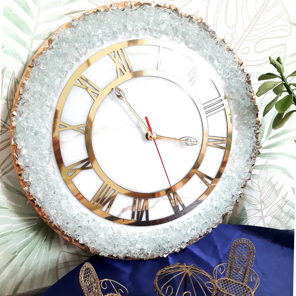 ساعت دیواری مدل کریستال