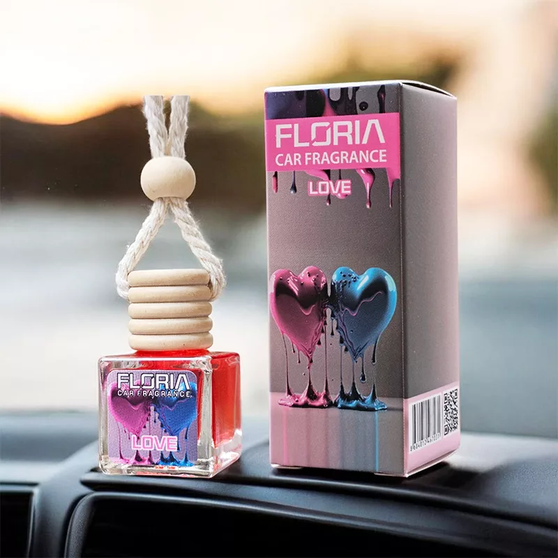 خوشبو کننده خودرو فلوریا مدل C8 با رایحه عشق حجم 10 میلی لیتر