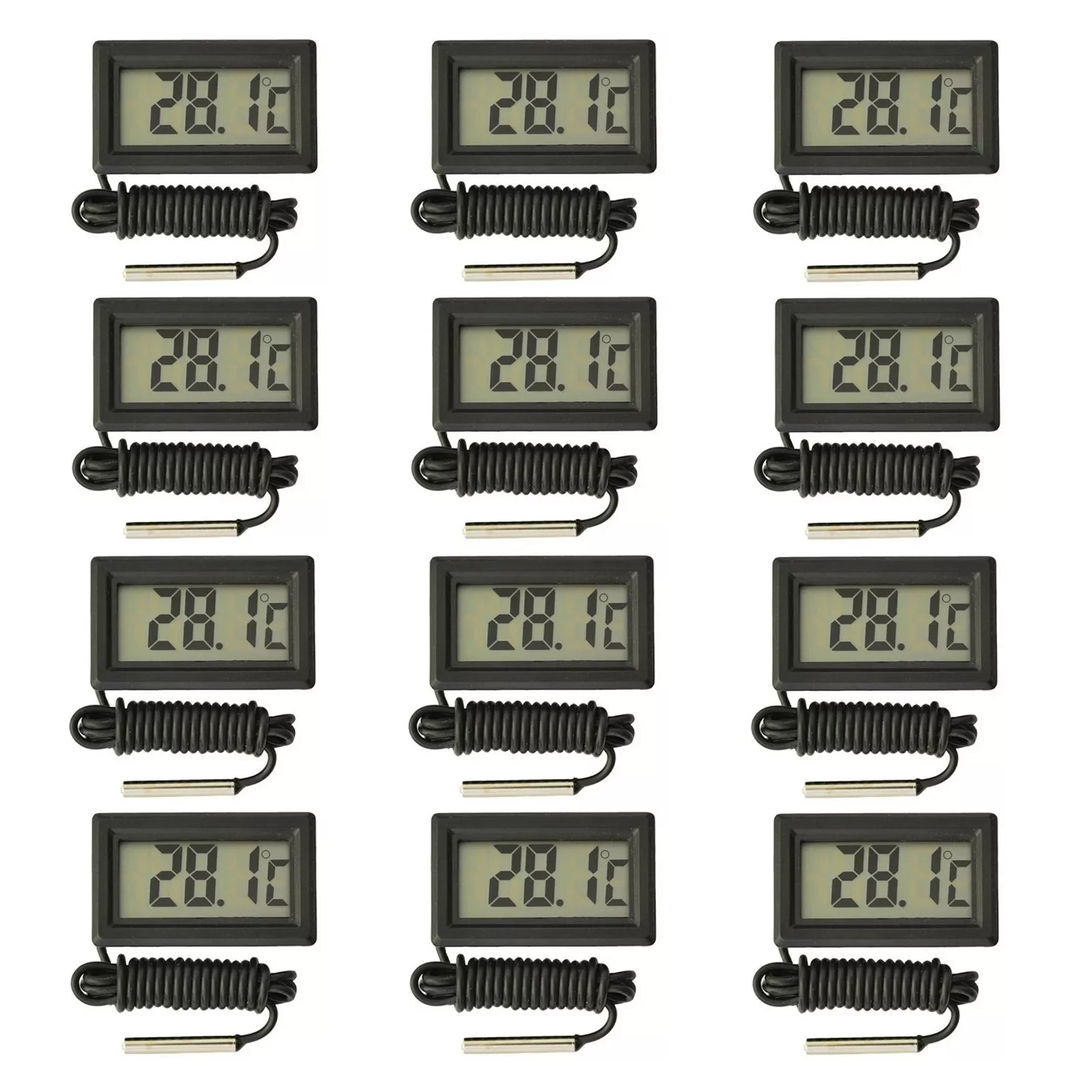 دماسنج دیجیتالی مدل TPM-10 بسته 12 عددی