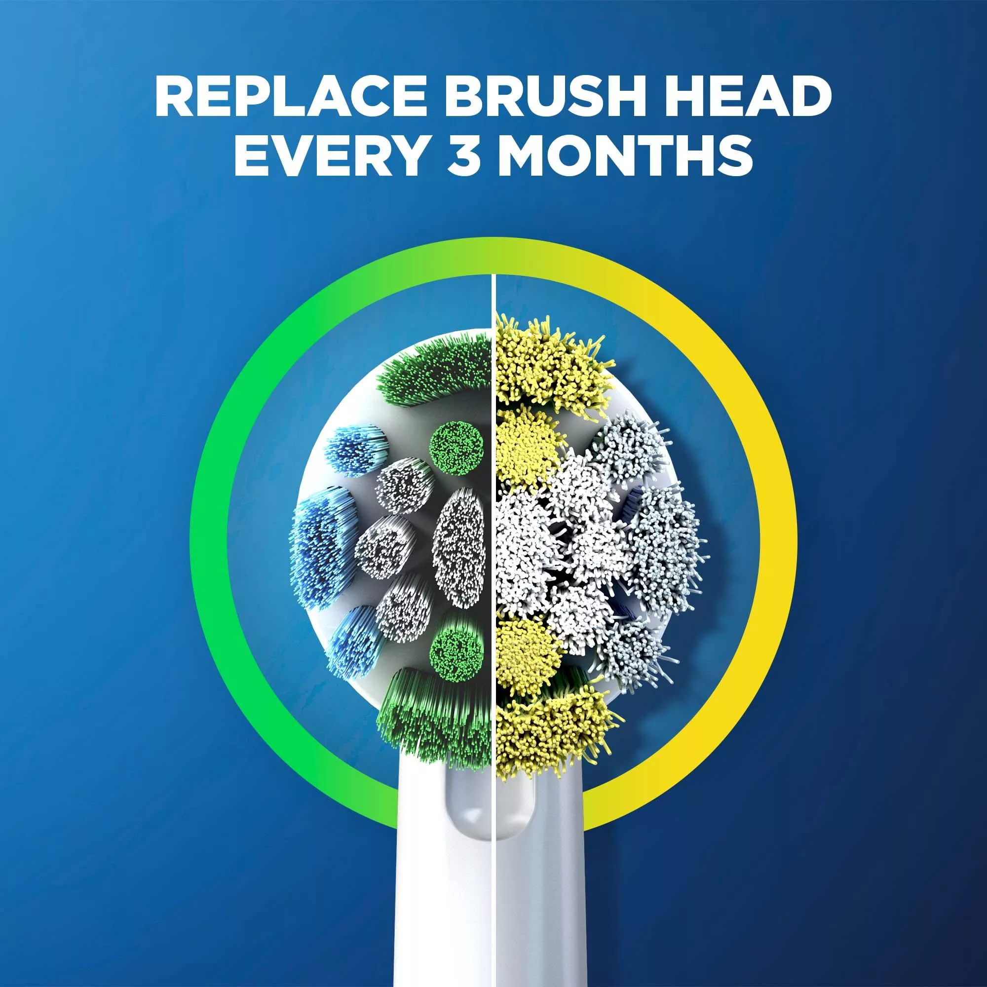 سری یدک مسواک برقی اورال-بی مدل Precision Clean بسته 5 عددی