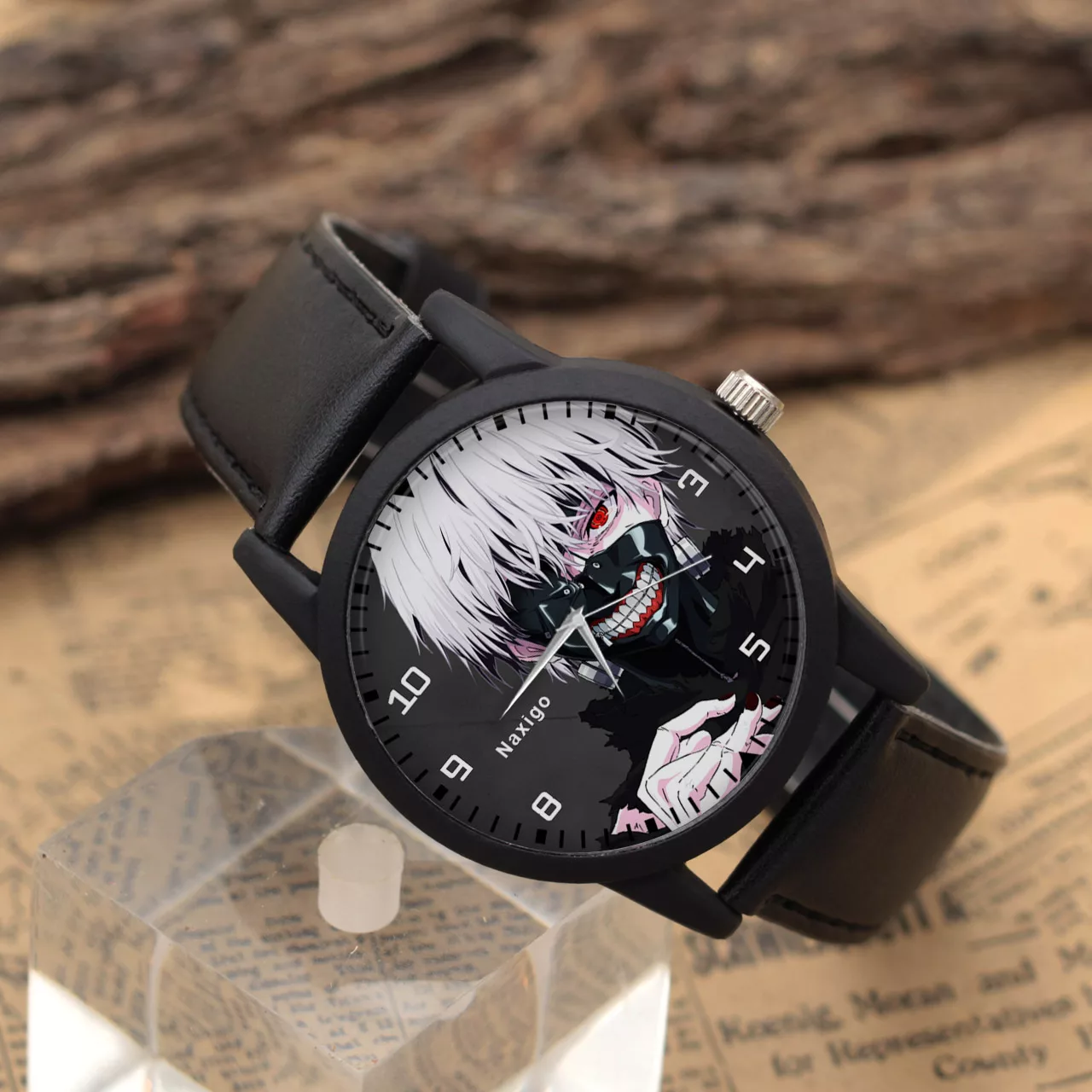 ساعت مچی عقربه ای ناکسیگو مدل Tokyo Ghoul کد LF6806