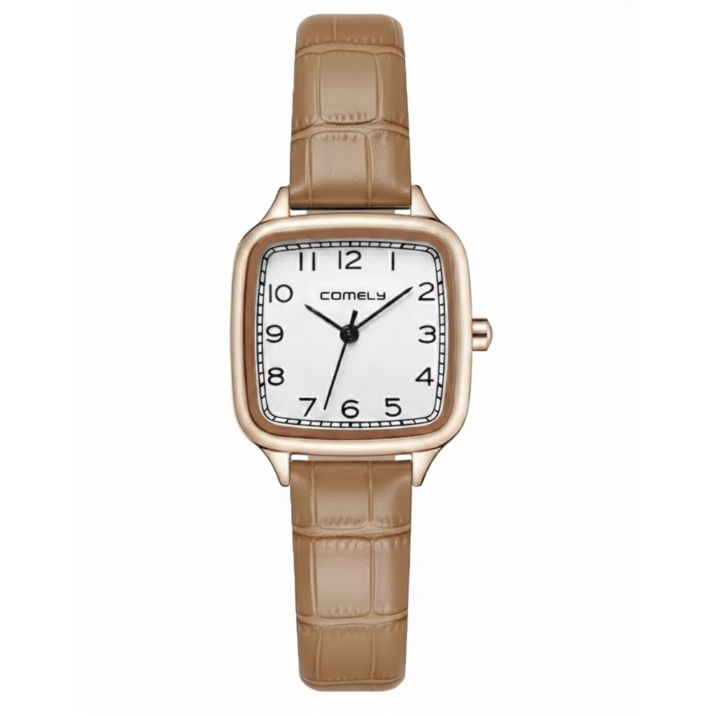 ساعت مچی عقربه‌ای کوارتز زنانه کملی مدل کلاسیک مربع 110B