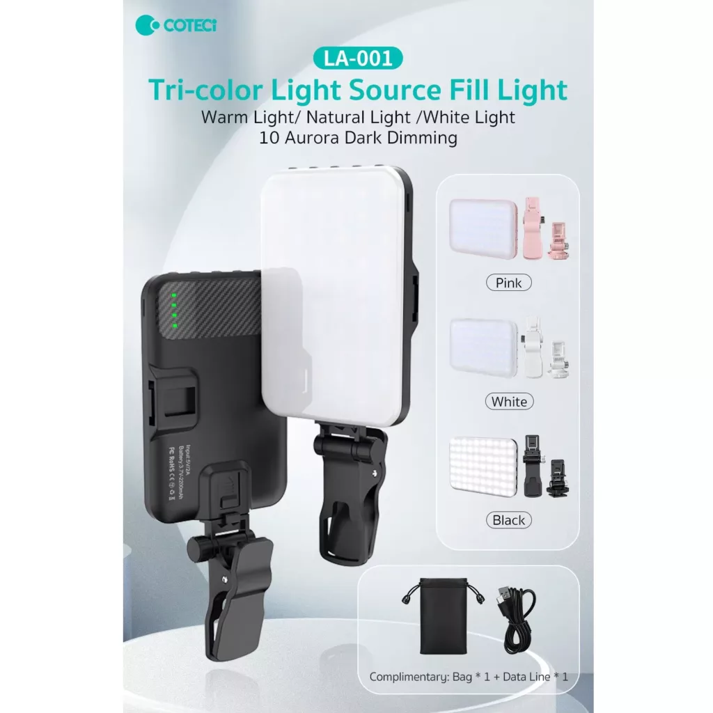 نور ثابت ال ای دی کوتتسی مدل LA-001-BK