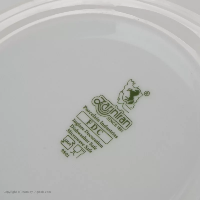 سرویس غذاخوری 98 پارچه 12 نفر چینی زرین ایران مدل کواترو آرتین درجه عالی