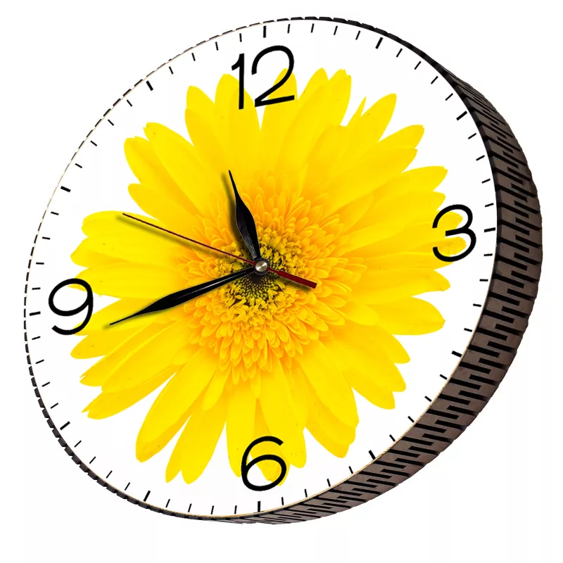 ساعت دیواری مدل گل آفتابگردان