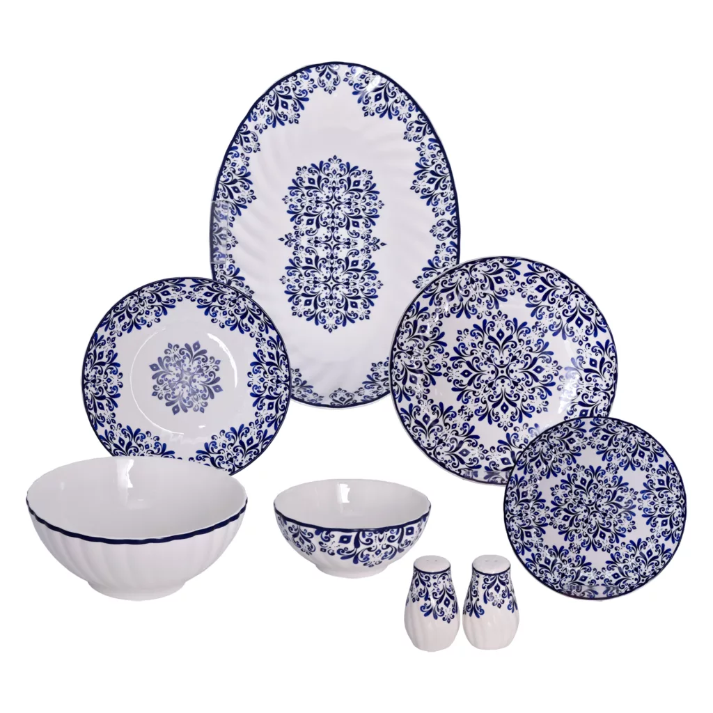 سرویس غذاخوری 28 پارچه 6 نفر بی.وی.کی مدل 475528