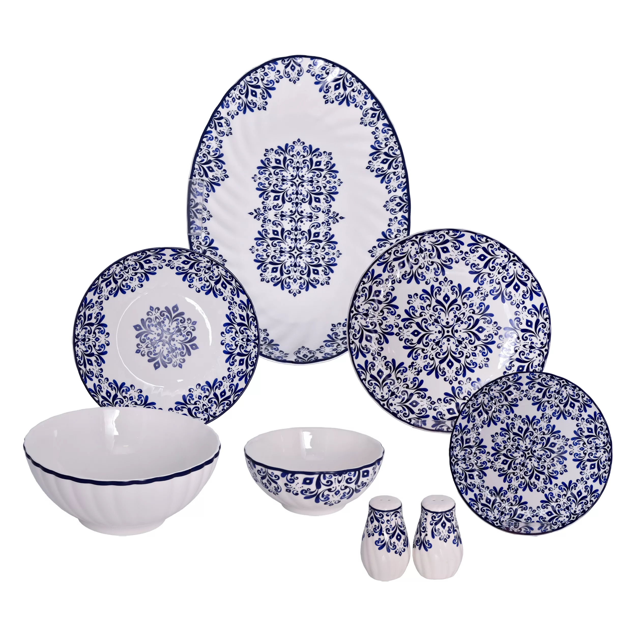 سرویس غذاخوری 28 پارچه 6 نفر بی.وی.کی مدل 475528