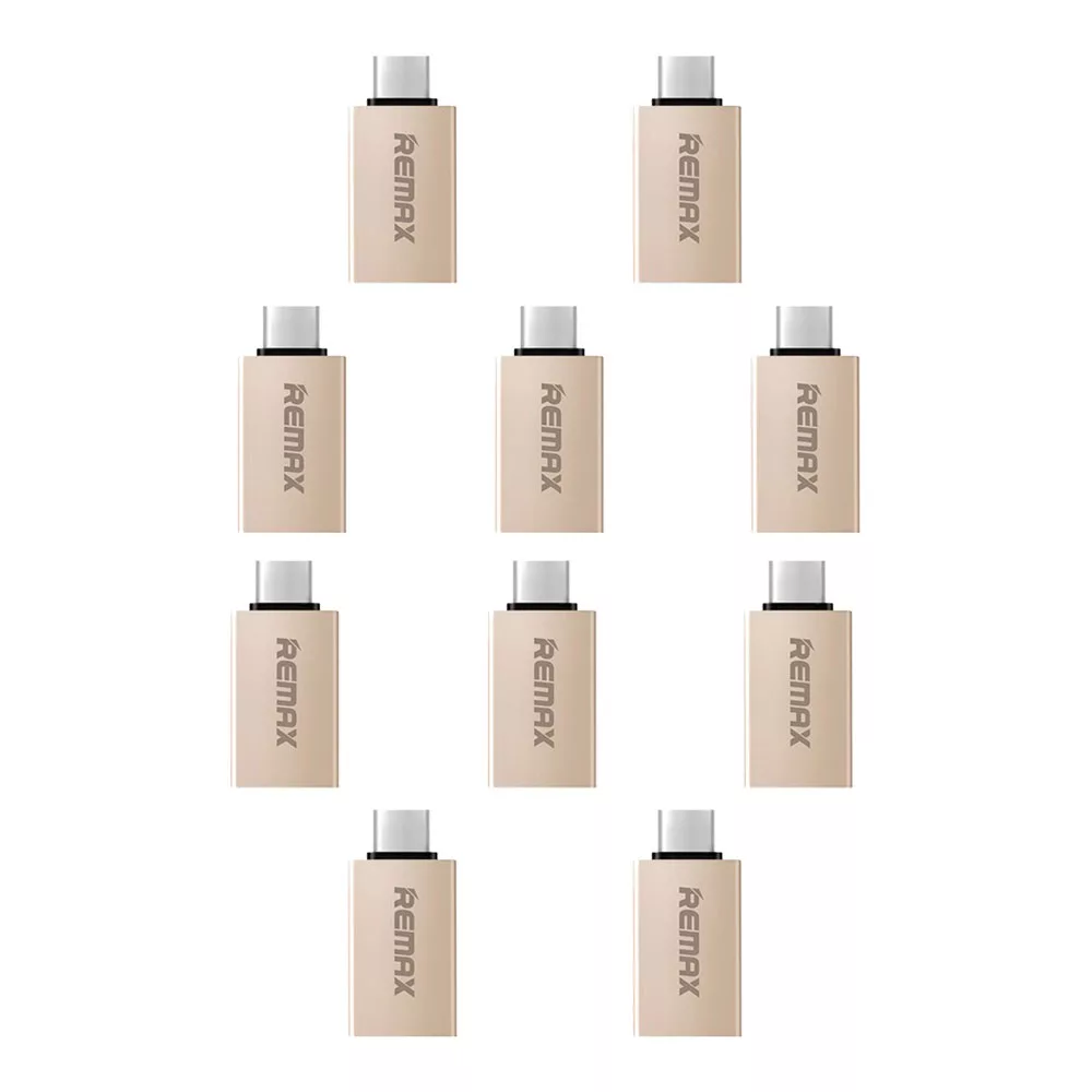 مبدل USB-C به USB OTG ریمکس مدل RE بسته 10 عددی