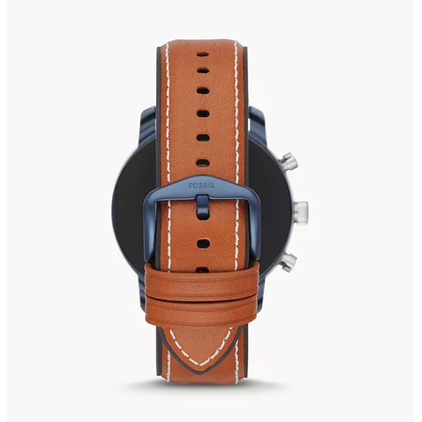 ساعت هوشمند فسیل مدل FTW4016 دارای قابلیت های صفحه نمایش رنگی بند چرم