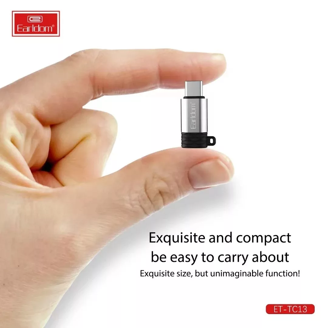 مبدل microUSB به USB-C ارلدام مدل TC13
