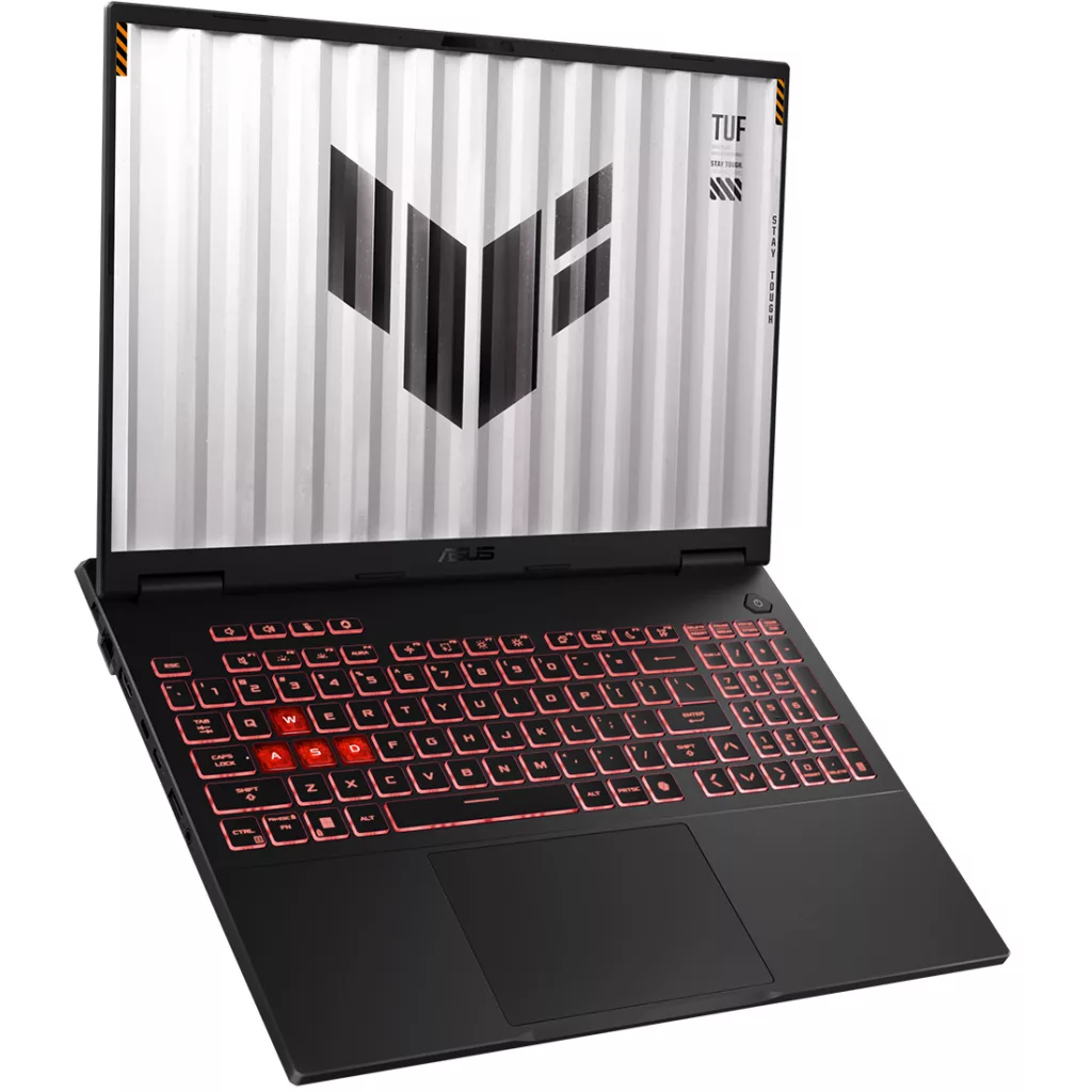 لپ تاپ 16 اینچی ایسوس مدل TUF Gaming A16 FA608WI-RL042W-R9 AI HX370-32GB LPDDR5X 7500MHz-1TB SSD-RTX4070 8GB-FHD 144Hz-W