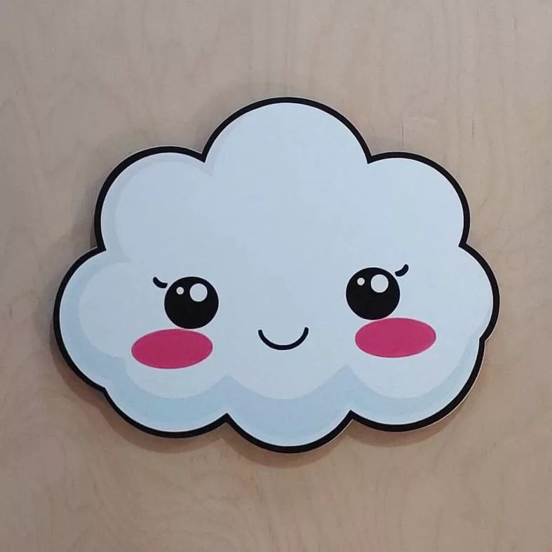 چراغ خواب اتاق کودک مدل ابر LU071