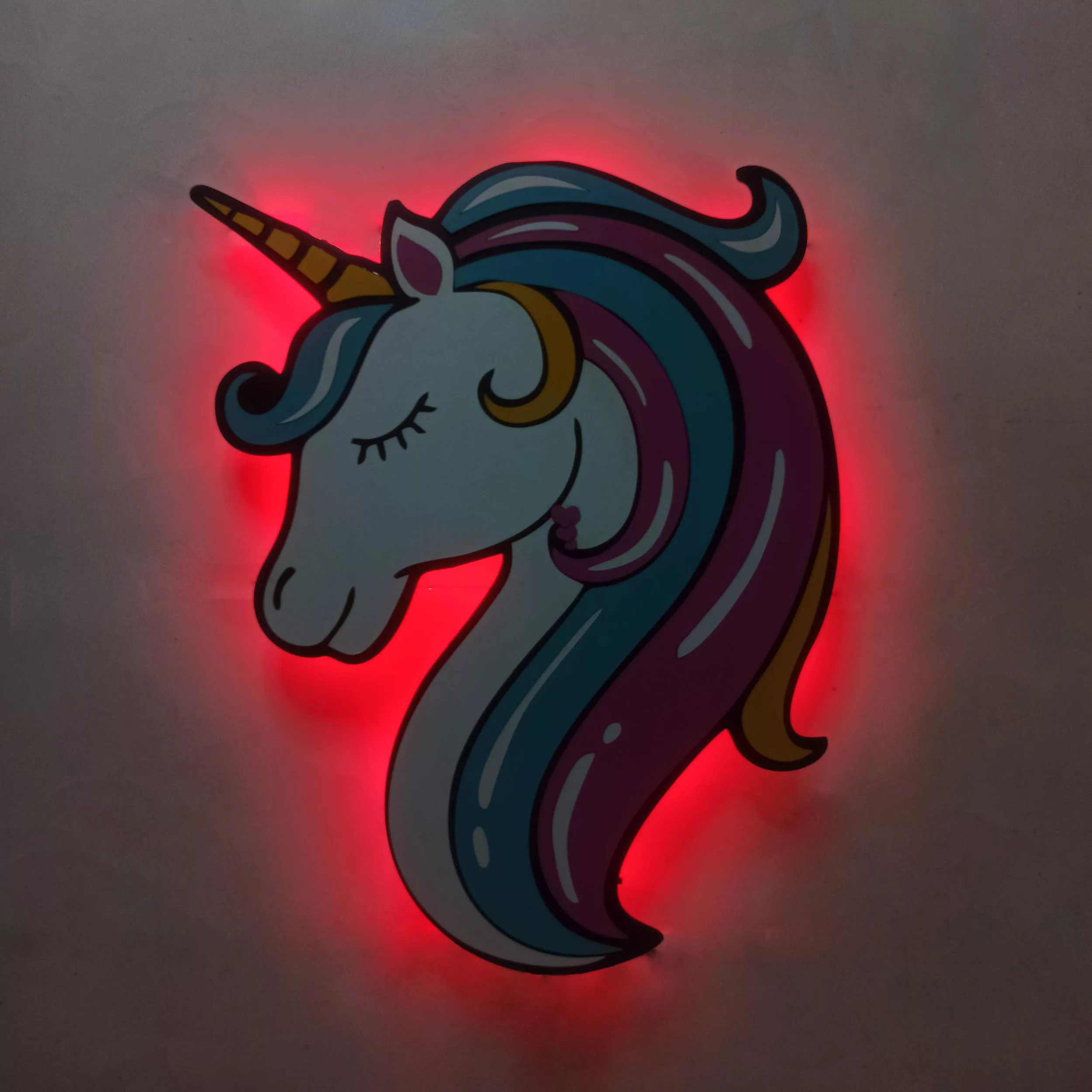 چراغ خواب اتاق کودک مدل اسب تک شاخ