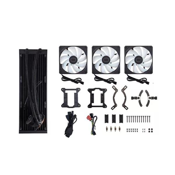 سیستم خنک کننده آبی کولر مستر مدل ice god g360 phantom