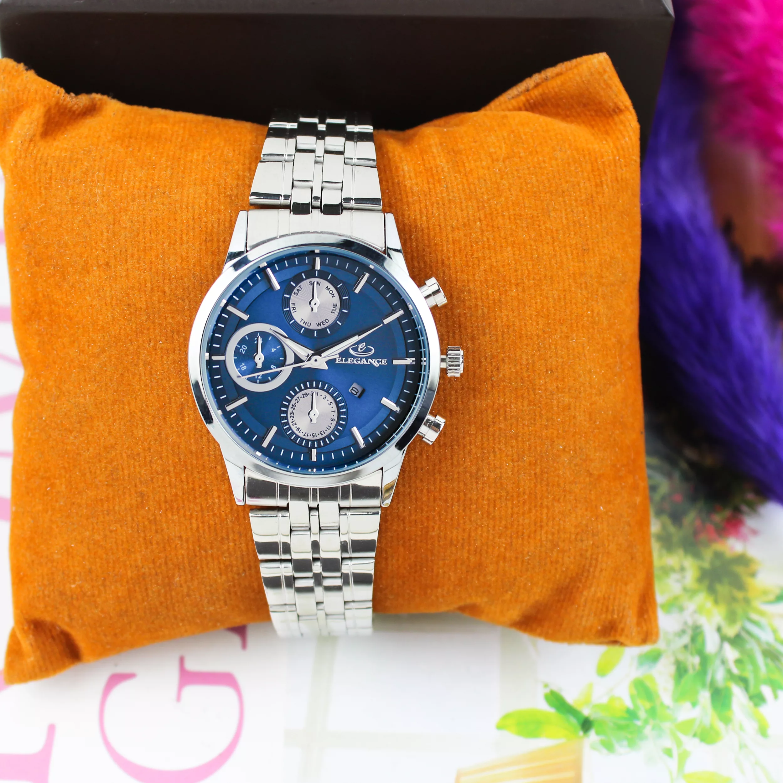 ساعت مچی عقربه‌ای کوارتز زنانه الگانس مدل EZSAJ7691