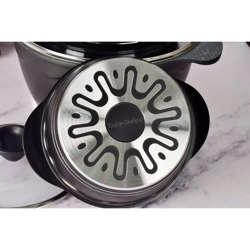 سرویس قابلمه و تابه چدنی 12 پارچه مدل ریو