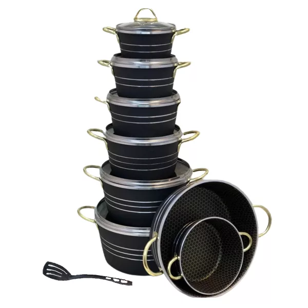 سرویس پخت و پز 15 پارچه پرتو مدل لانه زنبوری