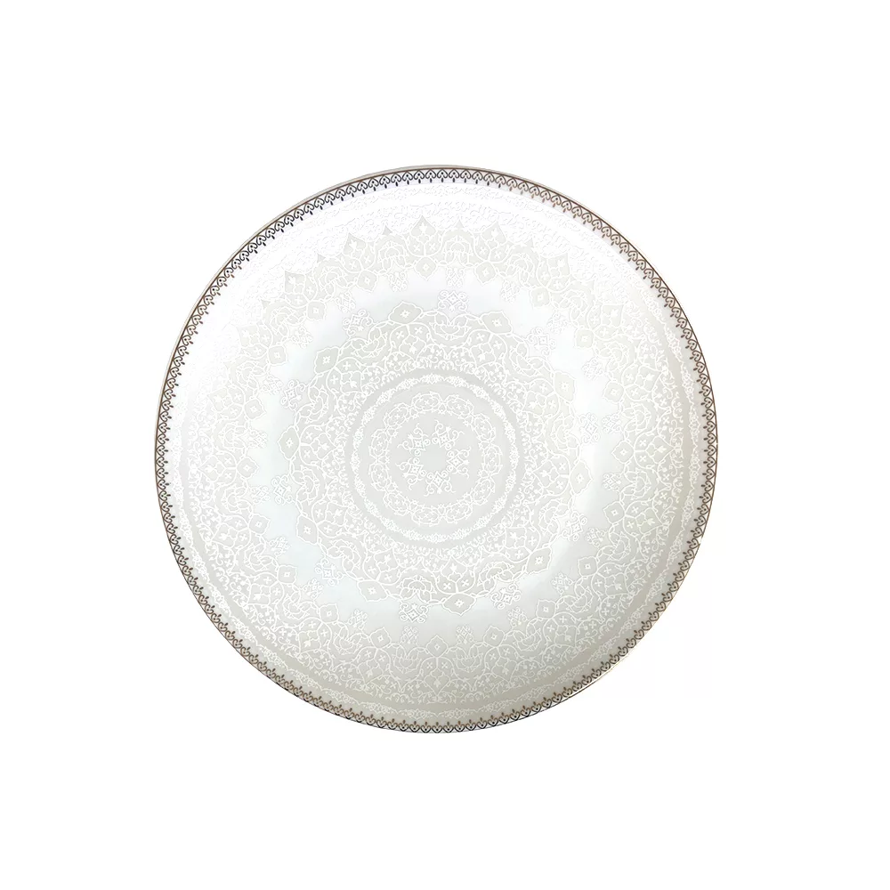 سرویس غذاخوری 32 پارچه 6 نفره شرکت صنایع چینی تقدیس مدل صدفی کلاسیک