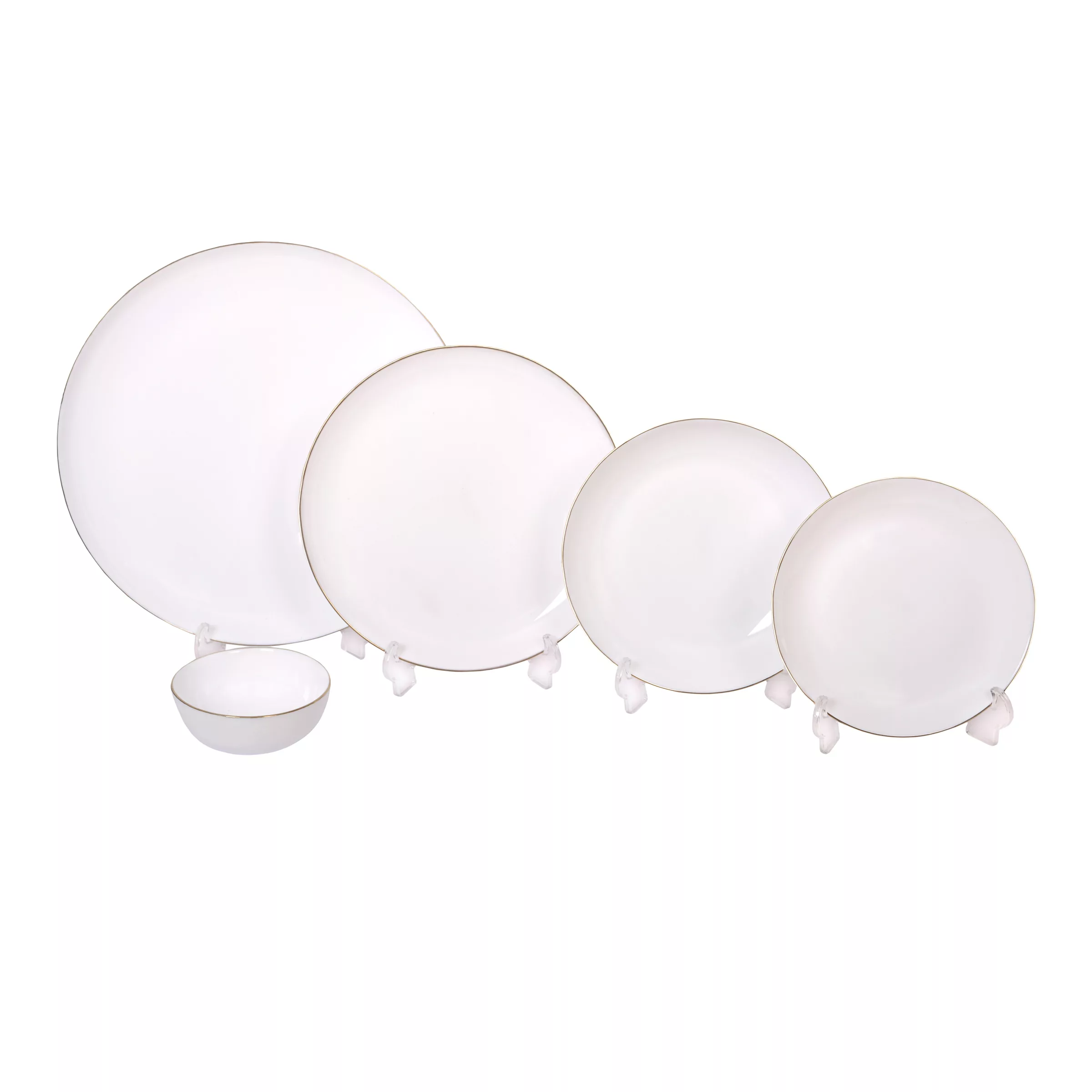 سرویس غذا خوری 26 پارچه گلدن اپال مدل لب طلا