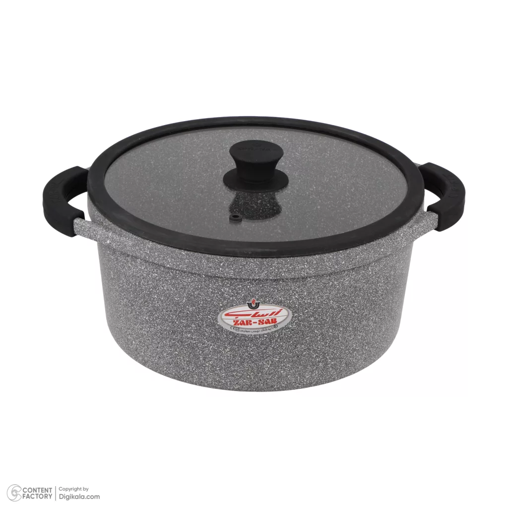 سرویس قابلمه و تابه گرانیت 11 پارچه زرساب مدل مونارک پلاس کد MP8500