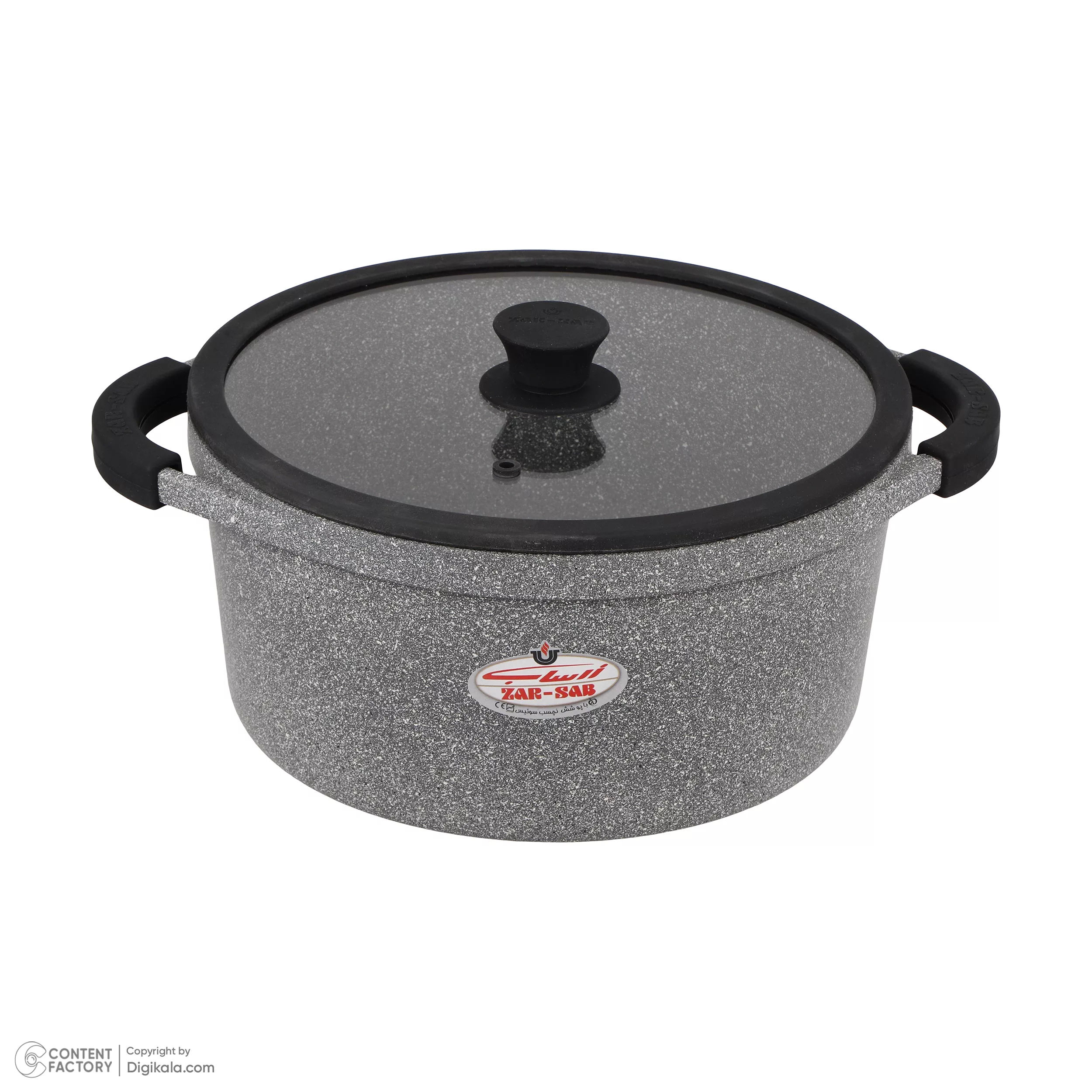 سرویس قابلمه و تابه گرانیت 11 پارچه زرساب مدل مونارک پلاس کد MP8500