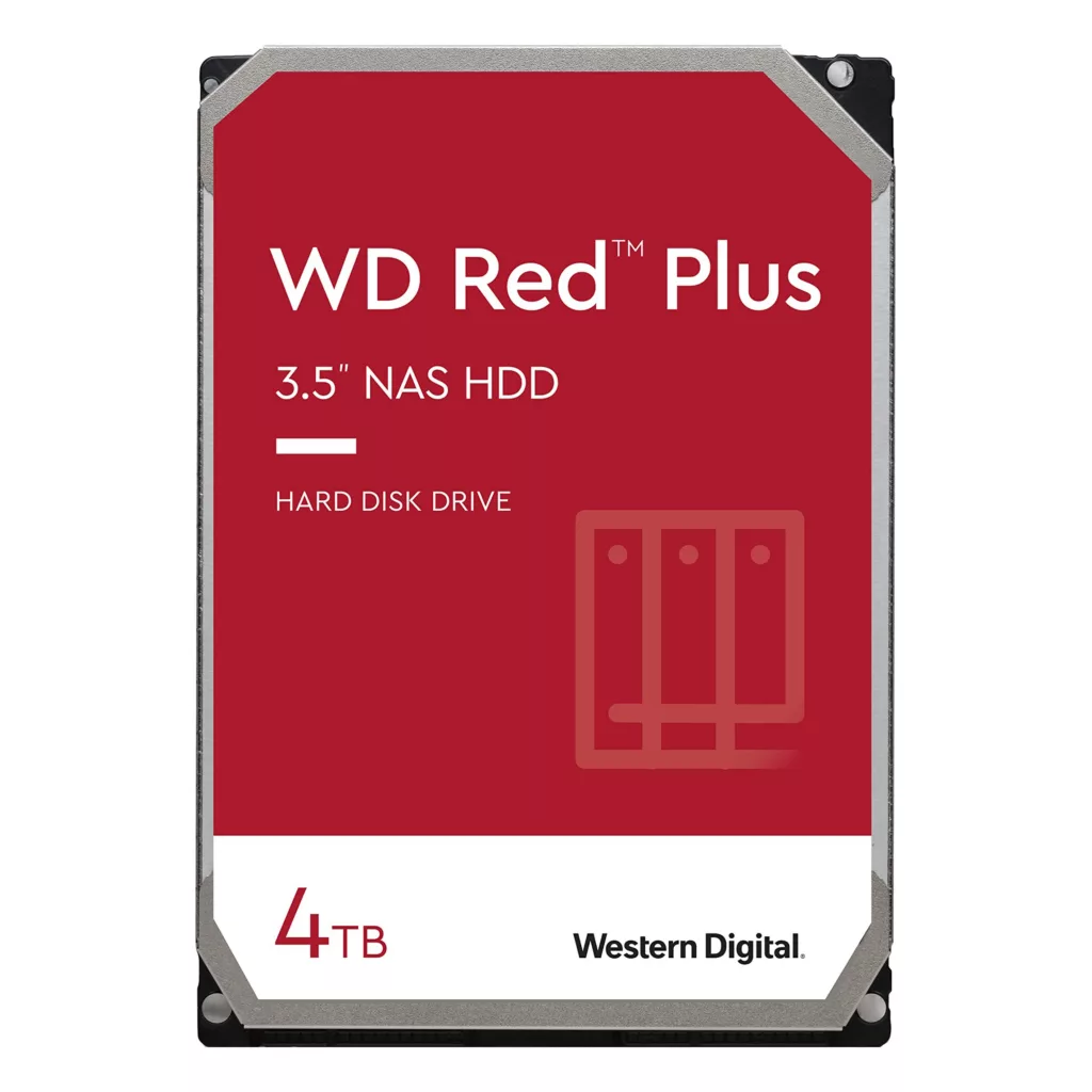 هارد دیسک اینترنال وسترن دیجیتال مدل RED PLUS WD40EFPX ظرفیت 4 ترابایت