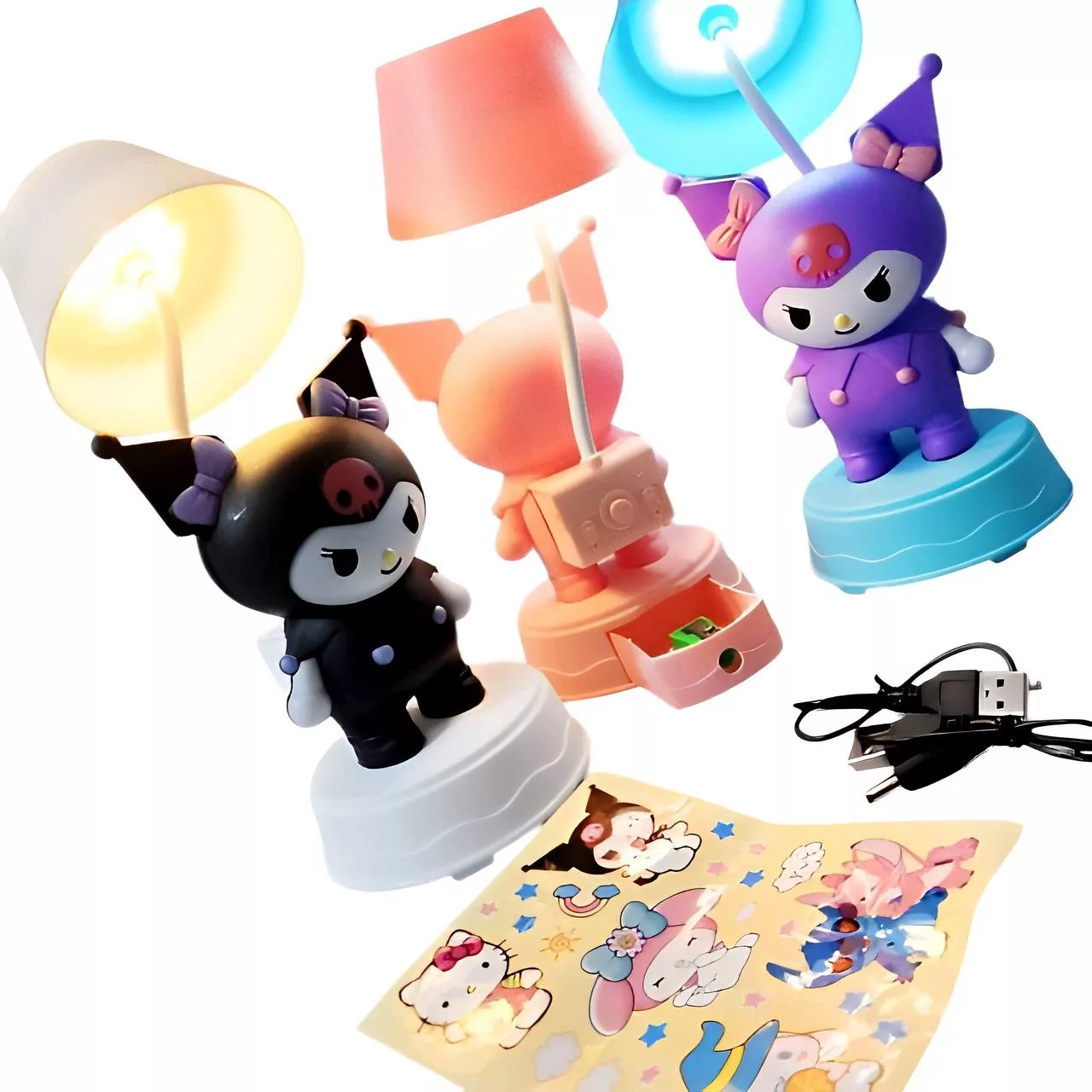 چراغ خواب کودک مدل کرومی تراش دار کد 288