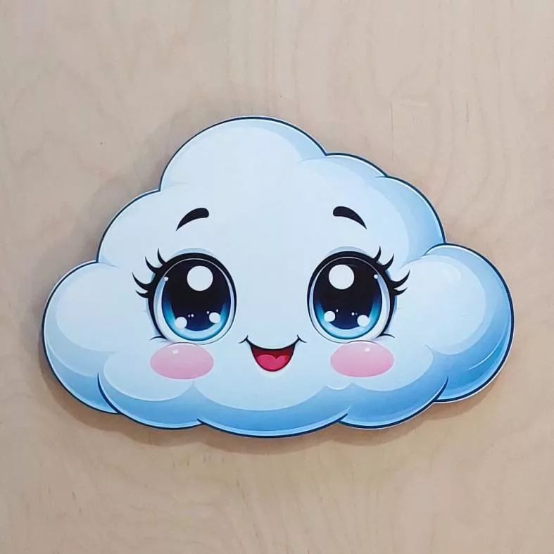 چراغ خواب اتاق کودک مدل ابر LU060