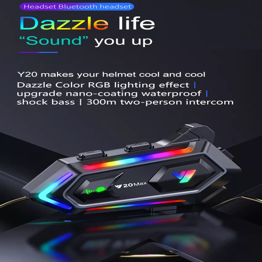 هدست بلوتوثی کلاه کاسکت مدل y20