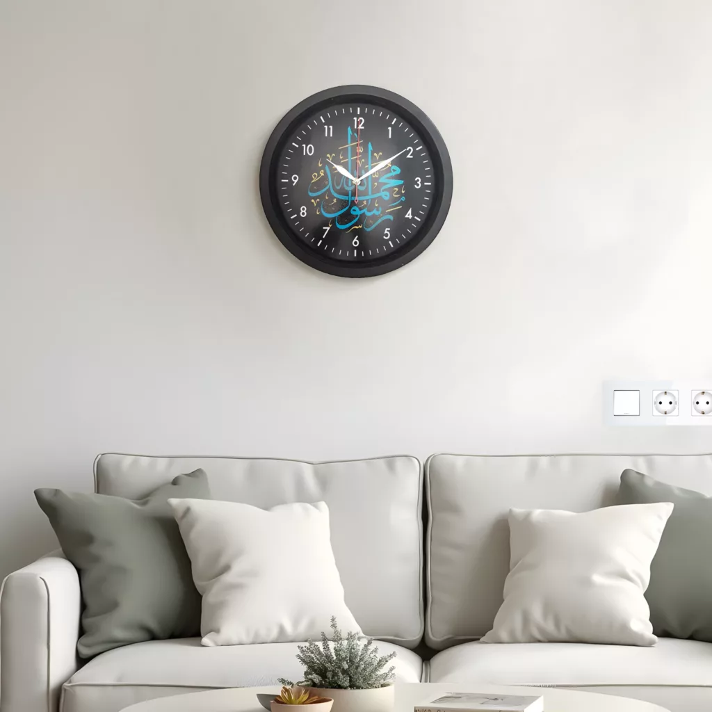 ساعت دیواری مدل مذهبی محمد رسوالله کد 0205