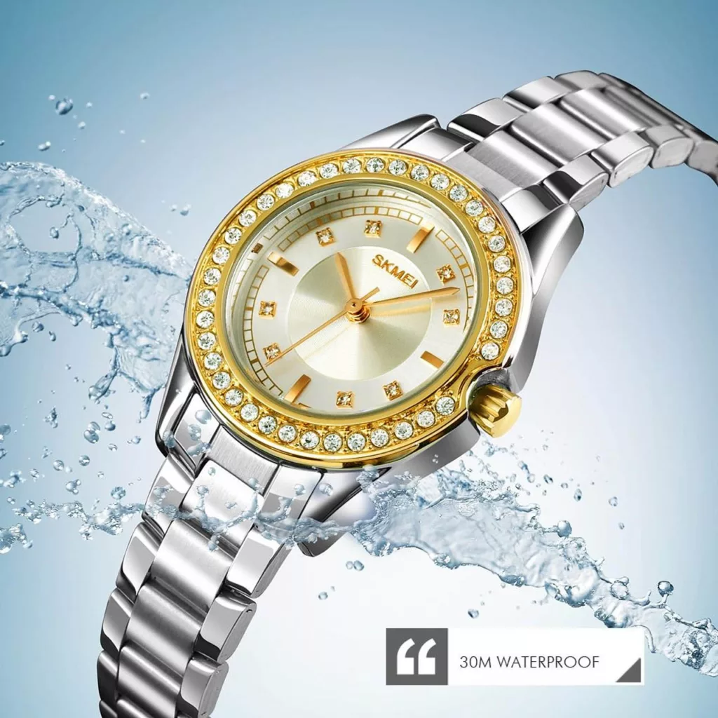 ساعت مچی عقربه ای زنانه اسکمی مدل 1534GD-SI