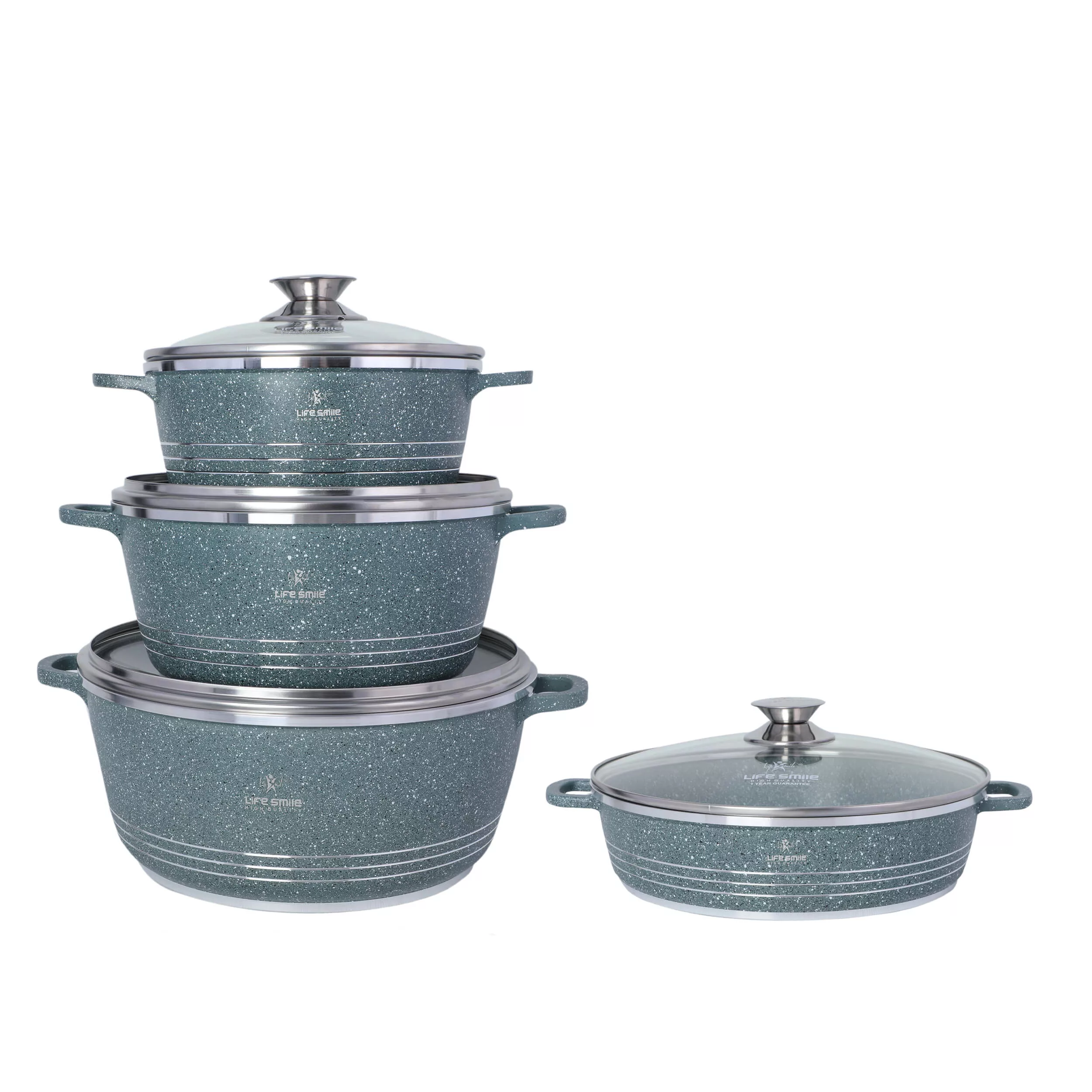 سرویس پخت و پز 8 پارچه لایف اسمایل مدل  LIFEP7-8-3A